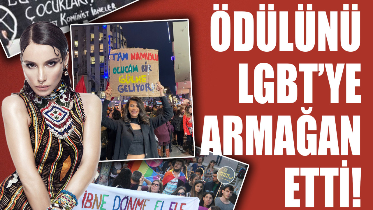 Şarkıcı Gülşen aldığı ödülü LGBT'ye armağan etti