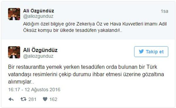 Savcı Zekeriya Öz ve Adil Öksüz yakalandı' iddiası - Resim : 1