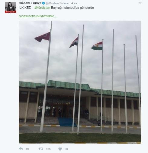 'Barzanistan' bayrağı Atatürk Havalimanı'nda - Resim : 2