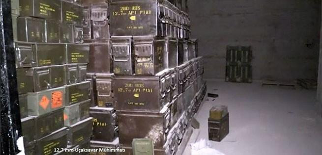 Afrin'de 12 odalı mühimmat deposu ele geçirildi - Resim : 2