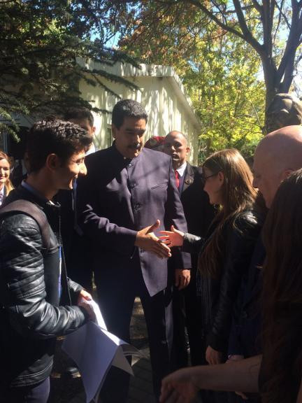 TGB, Ankara Üniversitesi'ne gelen Maduro'yu karşıladı! - Resim : 1