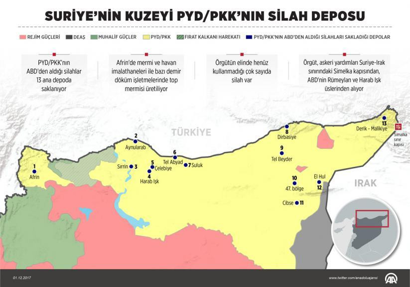 İşte ABD'nin 'çıkmayacağız' dediği Münbiç'teki üsleri - Resim : 1