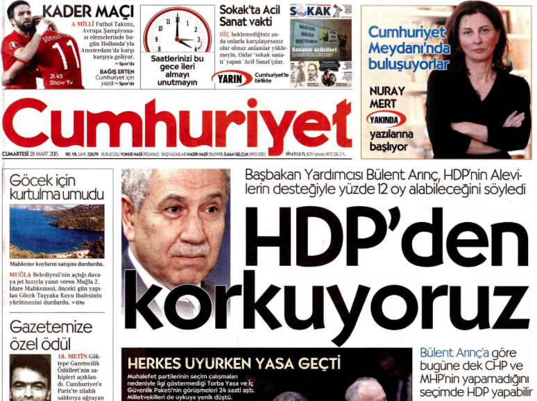 Cumhuriyet gazetesi omurgasızlığı: HDP/PKK ezildikçe Perinçek'e saldırıyorlar - Resim : 18