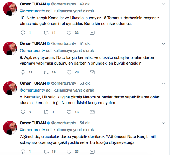 Fetullah Gülen'den sonra Türkiye gazetesinin hedefinde de ulusalcılar var - Resim : 4