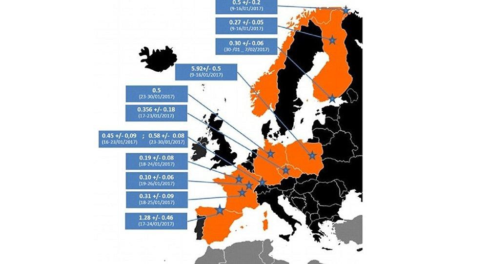 Avrupa ülkelerinde öldürücü radyoaktif parçacıklar bulundu - Resim : 1