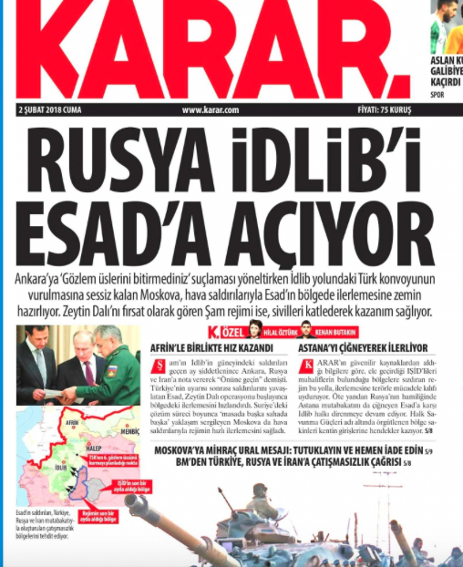 Davutoğlucu gazeteden Rusya'ya karşı kışkırtma - Resim : 3