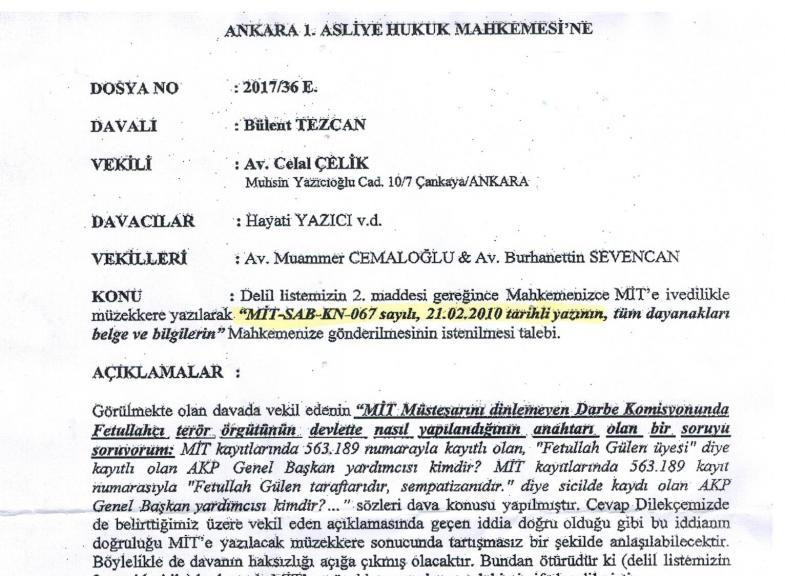 Aktay’ın FETÖ sicili MİT belgesinde - Resim : 1