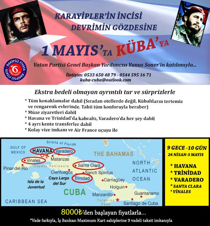 1 Mayıs’ta Küba’ya - Resim : 1