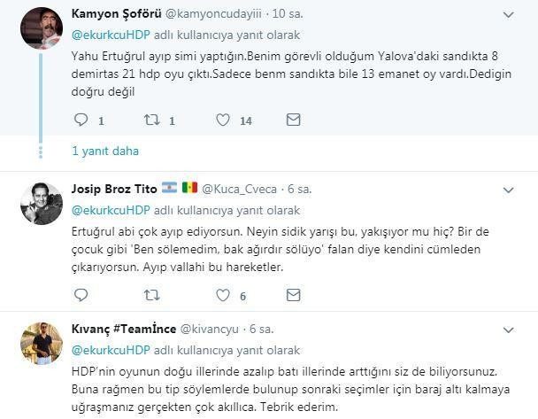 Kürkçü'nün tweeti HDP'ye oy veren CHP'lileri kızdırdı! - Resim : 8