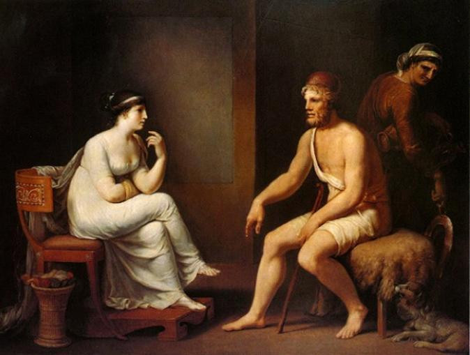 Kraliçe Penelopeya ve Odisseus