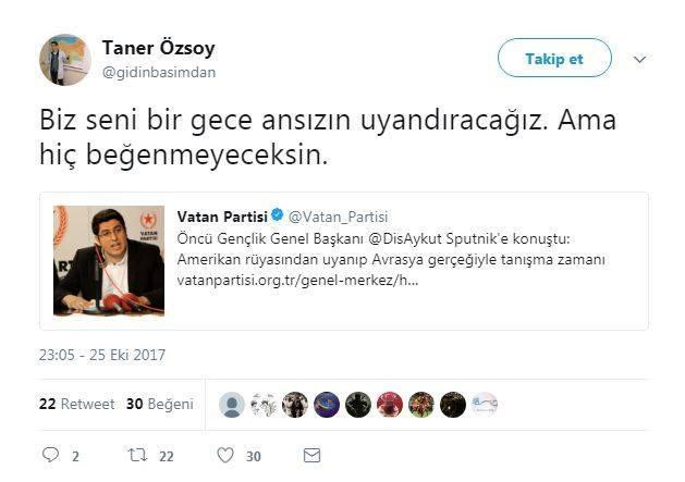 Öncü Gençlik'i tehdit eden FETÖ trolü tutuklandı - Resim : 1