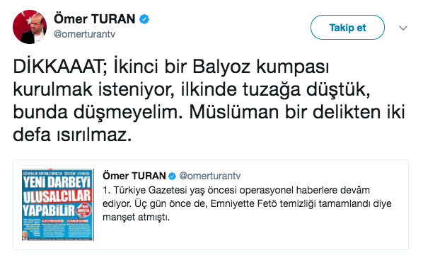 Fetullah Gülen'den sonra Türkiye gazetesinin hedefinde de ulusalcılar var - Resim : 2