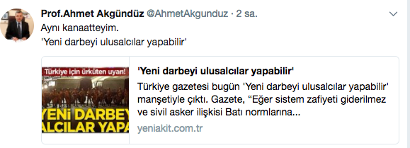 Fetullah Gülen'den sonra Türkiye gazetesinin hedefinde de ulusalcılar var - Resim : 5