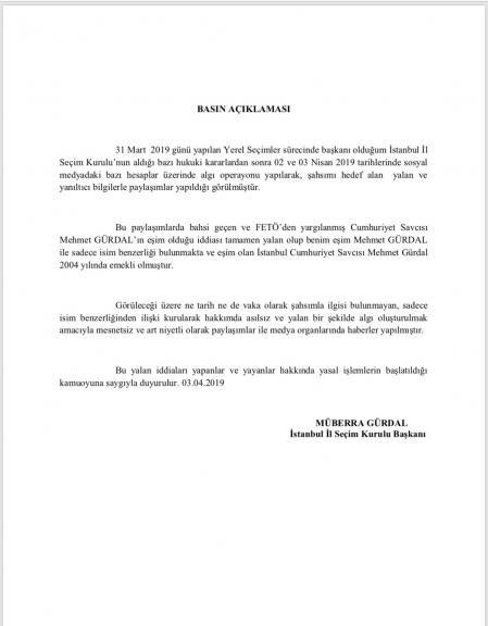 HSK'dan İstanbul İl Seçim Kurulu Başkanı hakkında açıklama - Resim : 3