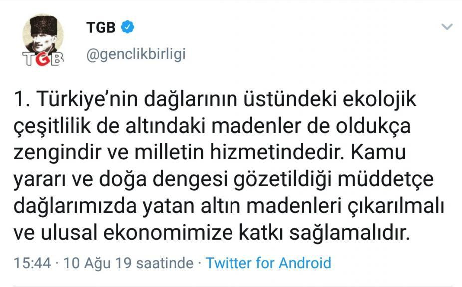 TGB'den Kaz Dağları açıklaması - Resim : 1