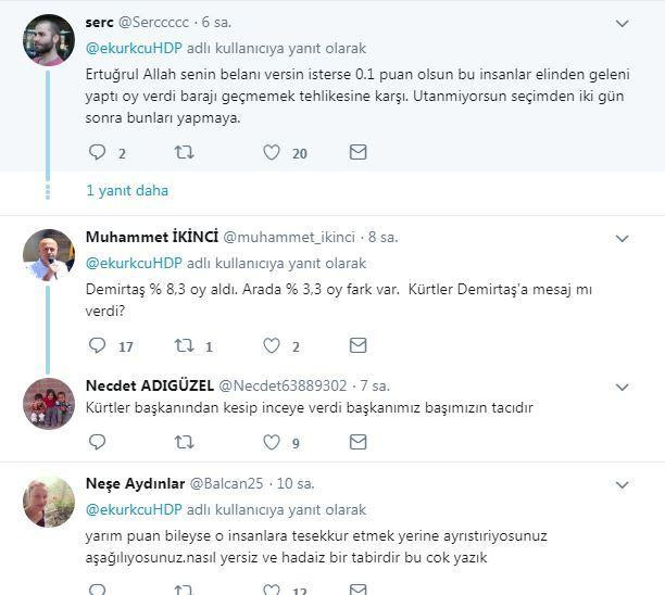 Kürkçü'nün tweeti HDP'ye oy veren CHP'lileri kızdırdı! - Resim : 5