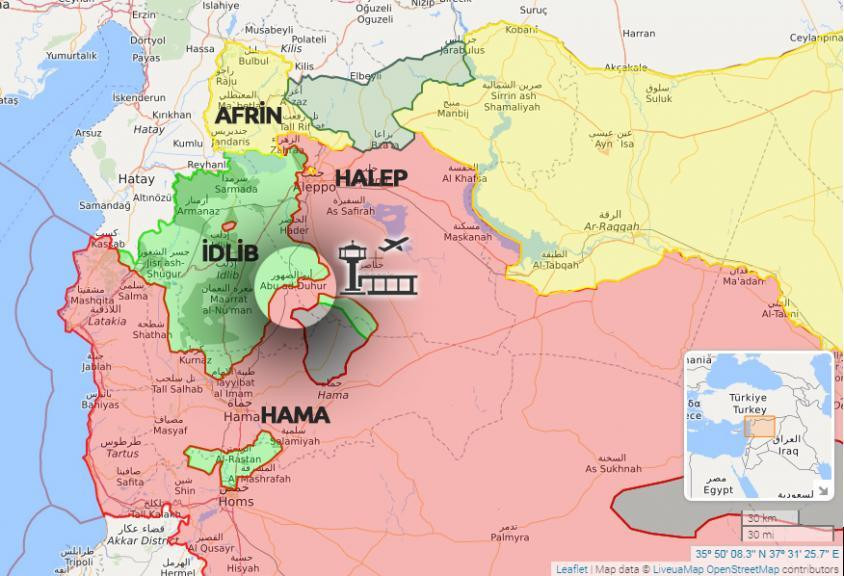 Suriye ordusu İdlib'teki El Zuhur hava üssünü geri aldı - Resim : 1