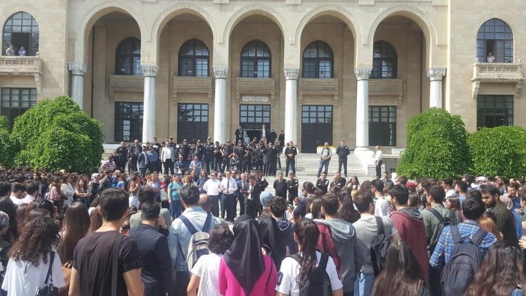 Gazi Üniversitesi öğrencileri bölünmeye karşı eylemde - Resim : 1