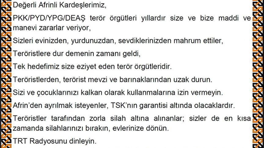 Zeytin Dalı Harekatı'nda bugün (16 Mart 2018) - Resim : 3