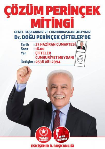 Vatan Partisi 3 ilde miting yapacak - Resim : 3