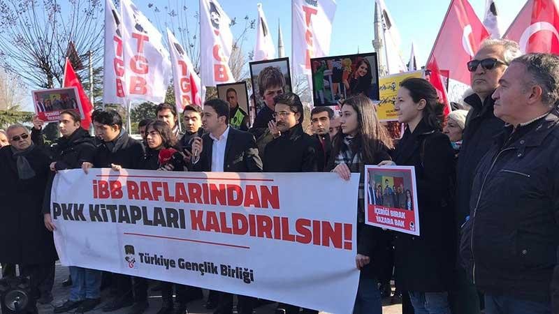 TGB’den İBB önünde açıklama: İBB raflarından PKK kitapları kaldırılsın! - Resim: 3