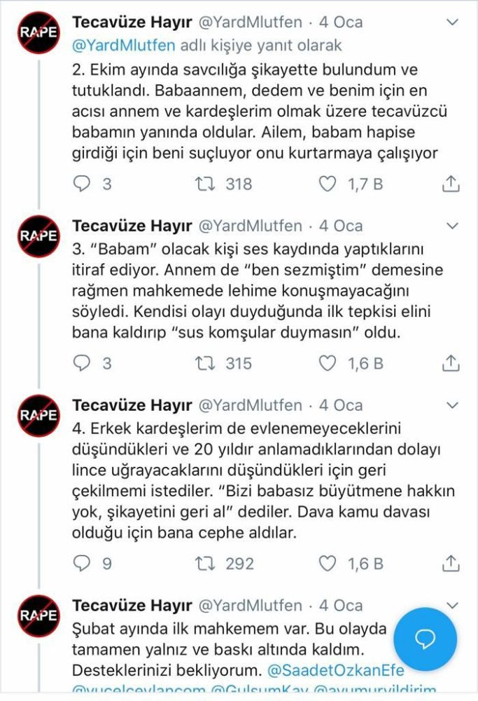 Babasının cinsel istismarına uğrayan kadın destek istedi - Resim: 2