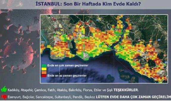 İşte İstanbul'da 'Evde Kal' çağrısına uyan ve uymayan semtler - Resim: 1