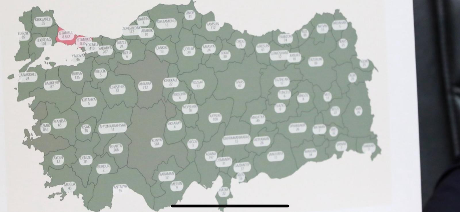 Hangi ilde kaç pozitif koronavirüs vakası var? İşte il il vaka sayıları - Resim: 1