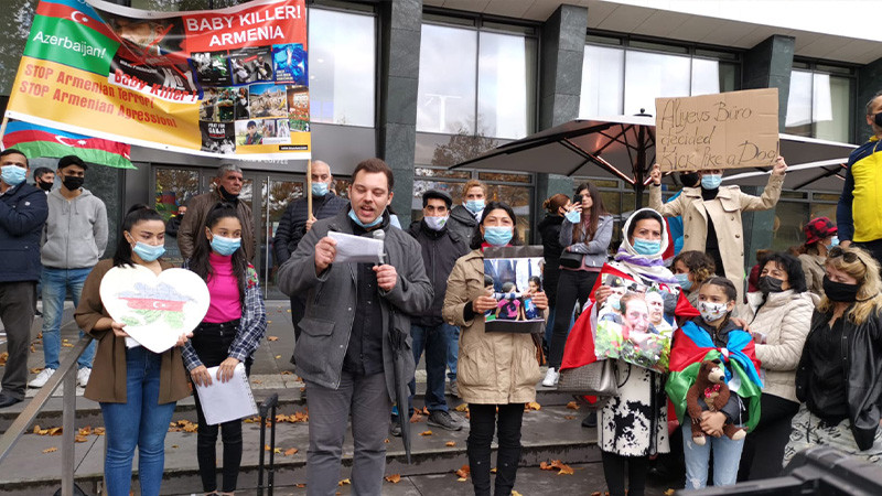 Almanya’da Karabağ’a destek yürüyüşü: Karabağ’ı kurtarmakta kararlıyız! - Resim: 1