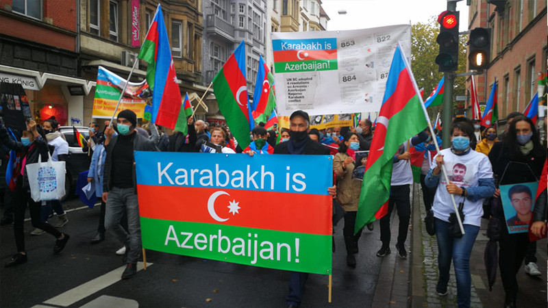 Almanya’da Karabağ’a destek yürüyüşü: Karabağ’ı kurtarmakta kararlıyız! - Resim: 2