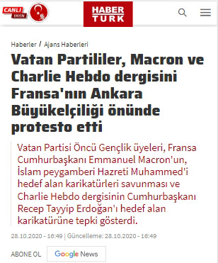 Öncü Gençlik’in Fransa protestosu yerli ve yabancı basında büyük ses getirdi - Resim: 7