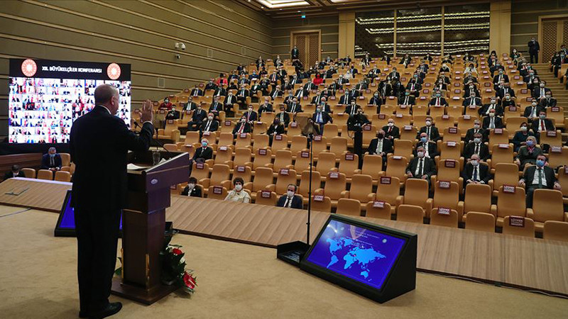 Cumhurbaşkanlığı Külliyesi'ndeki etkinliğe 'yerli video konferans sistemi' damgası - Resim: 1