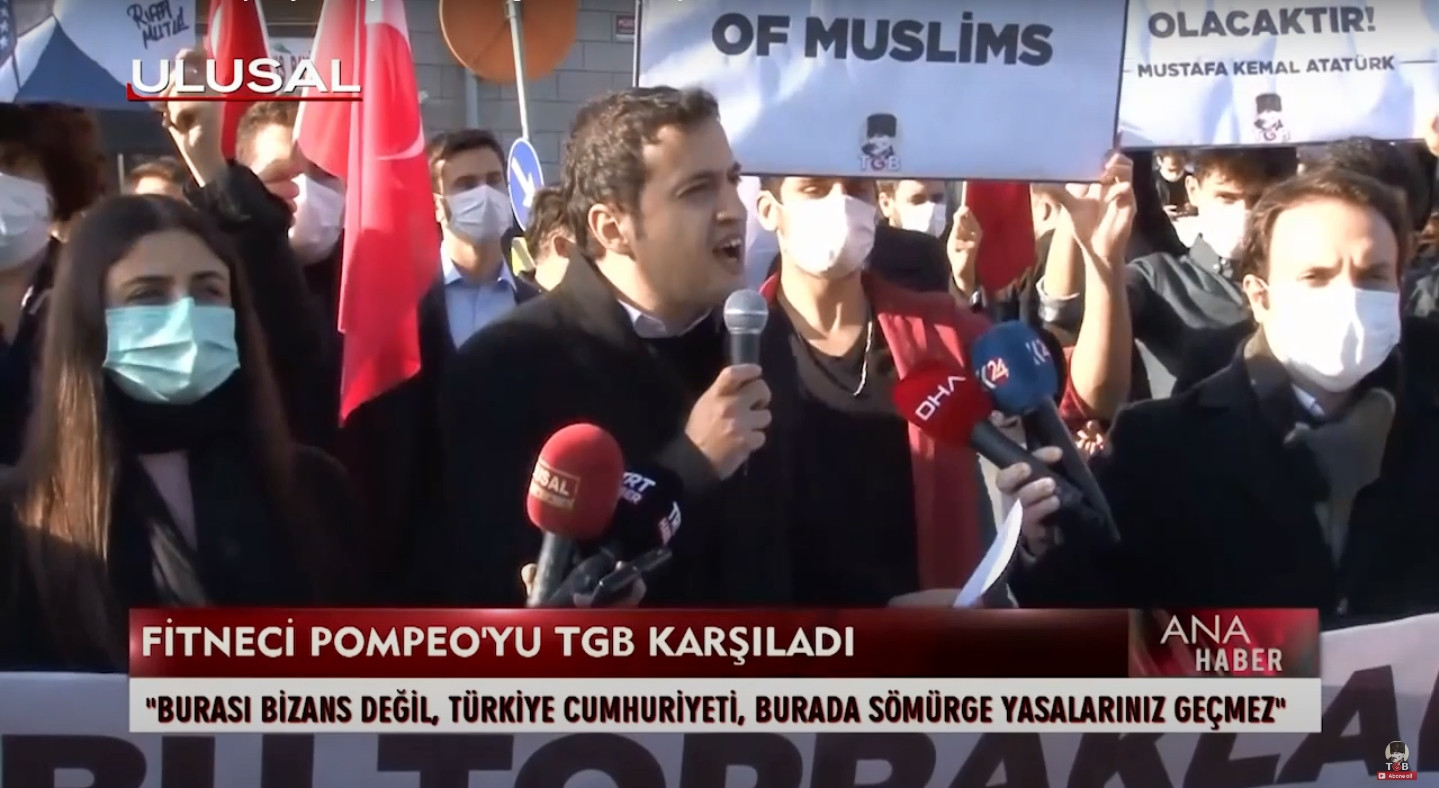 TGB’nin Pompeo protestosuna yerli ve yabancı basından büyük ilgi - Resim: 11