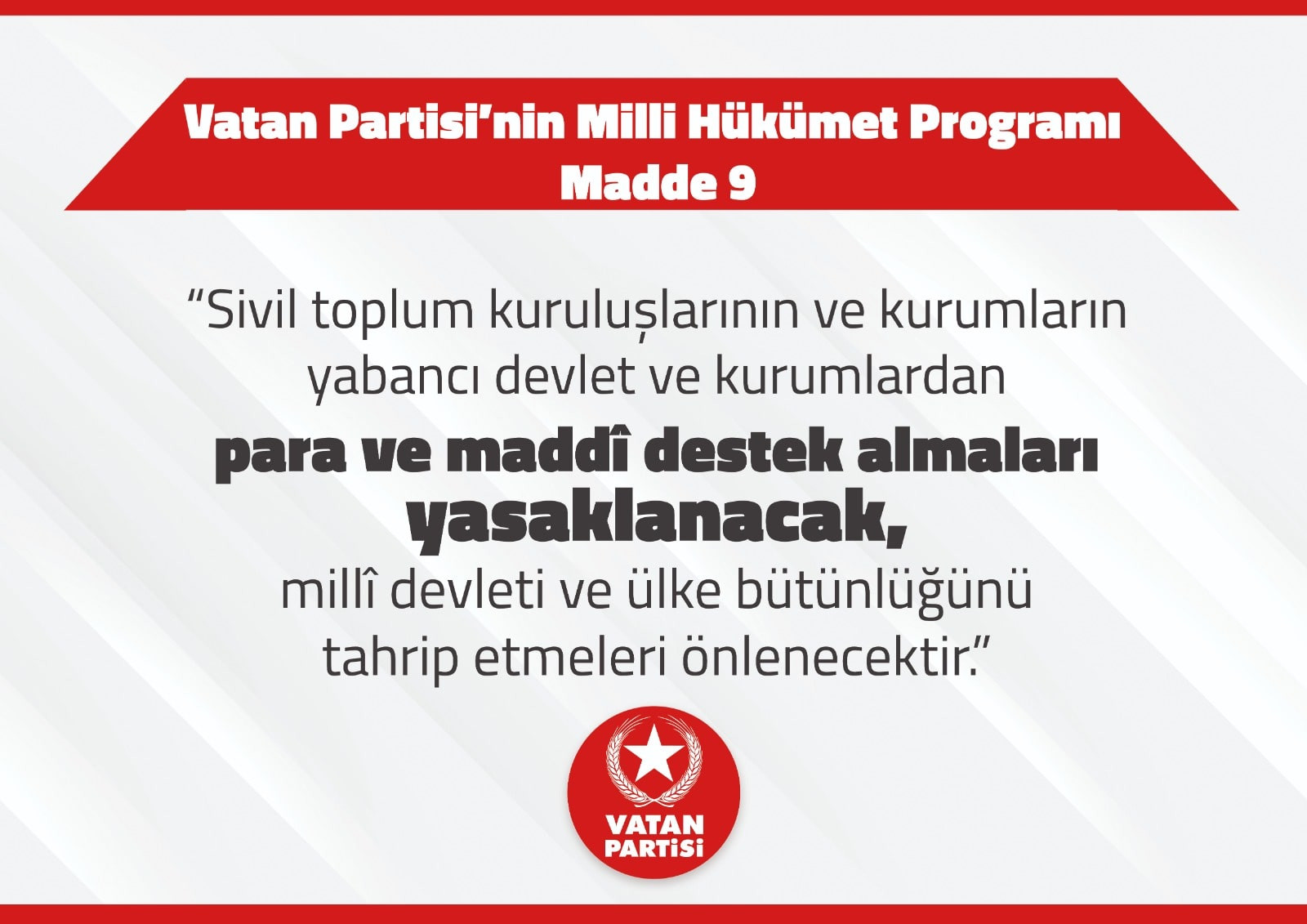 Vatan Partisi Genel Sekreteri Özgür Bursalı: Yasa yapılsın, yabancı fonlar yasaklansın - Resim: 5