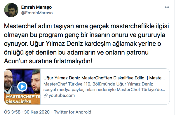 Masterchef Türkiye'den Uğur'un diskalifiye edilmesi tepki topladı - Resim: 4