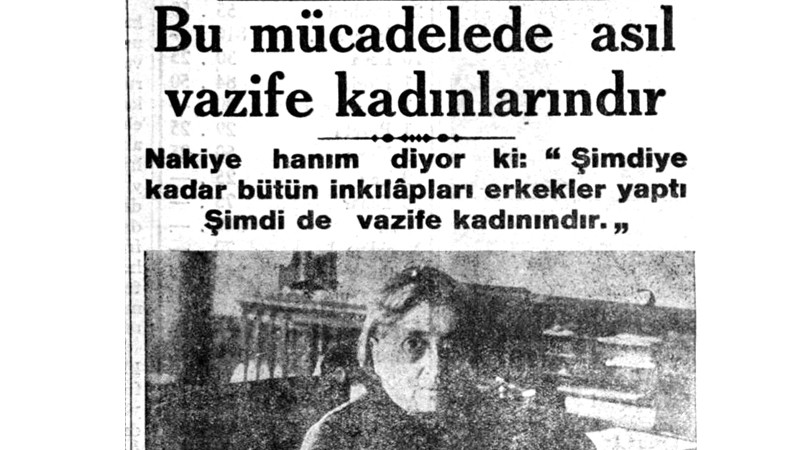 Cumhuriyet’in öncü kadınlarından: Nakiye Elgün - Resim: 1