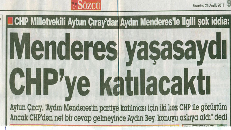 Aydın Menderes yaşamalıdır - Resim: 1