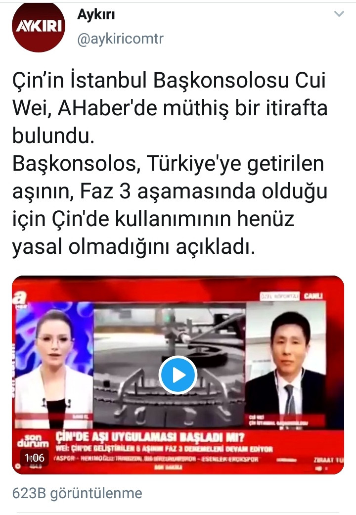 İşte Çin aşısı ile ilgili yalan haber yapan kaynaklar! - Resim: 2