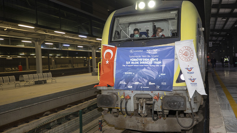 Çin'e giden ilk ihracat treni Ankara'dan geçti - Resim: 3