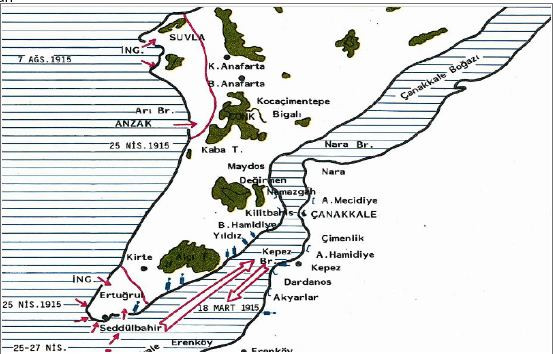 Çanakkale Savaşları'nda 25 Nisan'ın önemi ve Atatürk - Resim: 1