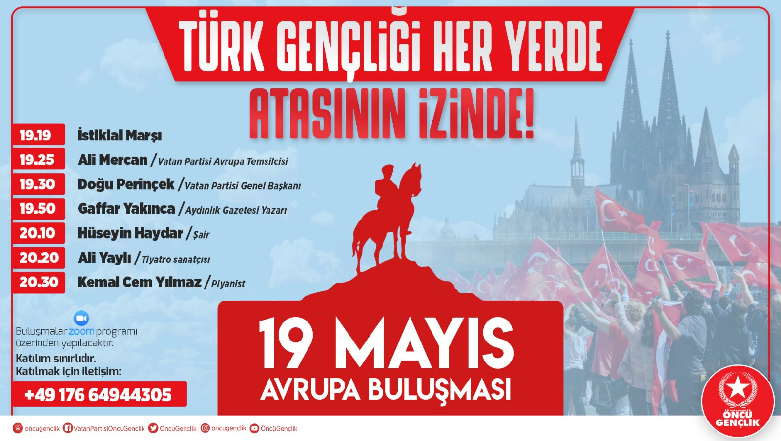 Öncü Gençlik Avrupa 19 Mayıs etkinliği başladı - Resim: 1