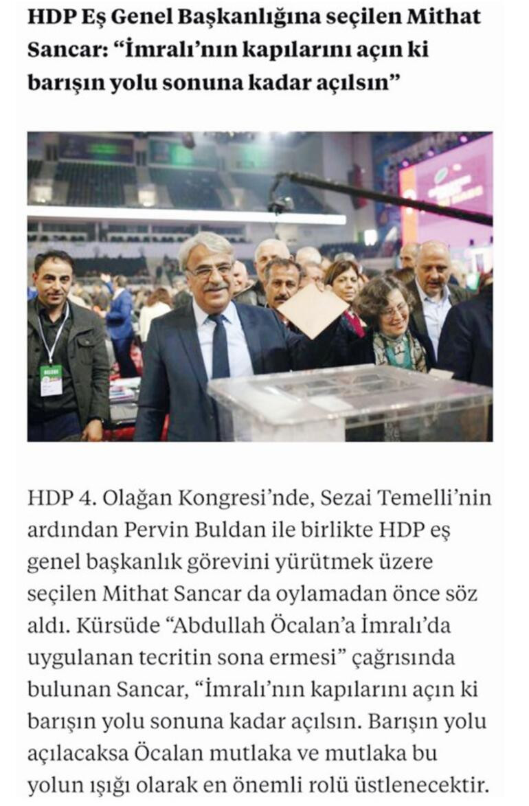 Nedim Şener: Mithat Sancar, PKK ve HDP arasındaki ilişkiyi bilmiyorsa koltuğu bıraksın - Resim: 2