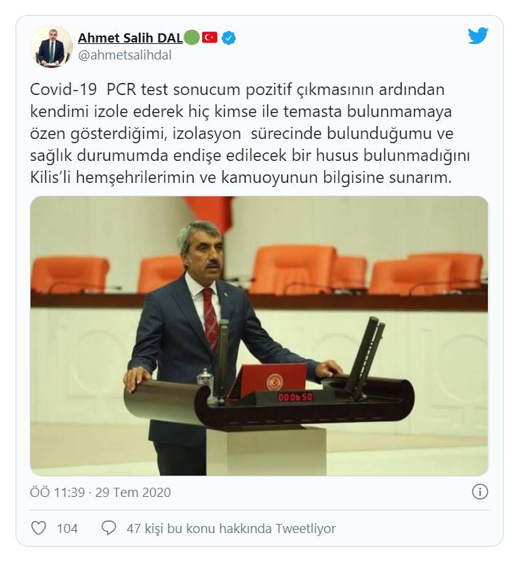 AK Partili iki milletvekili koronavirüse yakalandı - Resim: 1