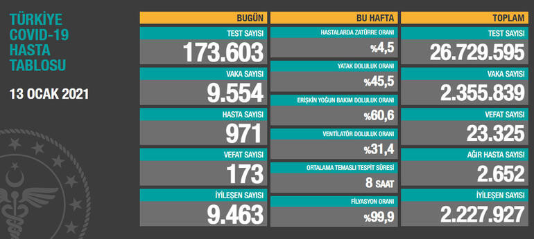 Koronavirüs'te son durum: İyileşenlerin sayısı 2 milyon 227 bini geçti - Resim: 1