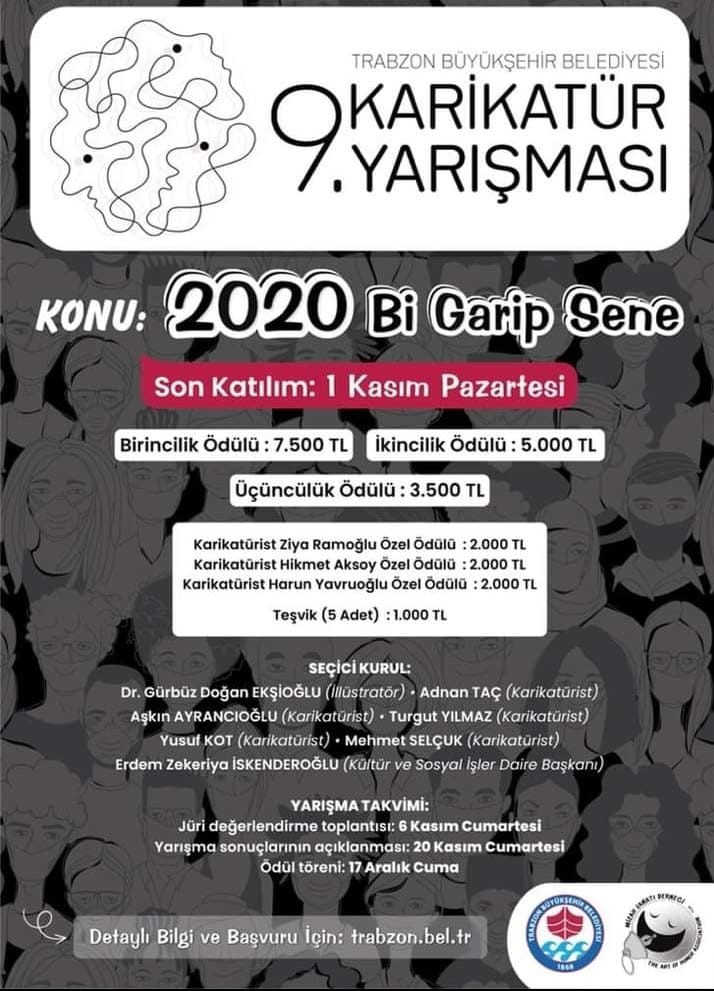 Trabzon’da karikatür yarışması‘2020 bi garip sene’ - Resim: 1