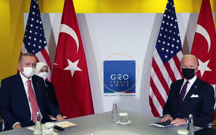 Roma'da G-20 zirvesi: Erdoğan ile Biden görüştü - Resim: 1