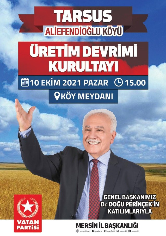 Vatan Partisi'nden Mersin'de Üretim Devrimi Kurultayı - Resim: 1