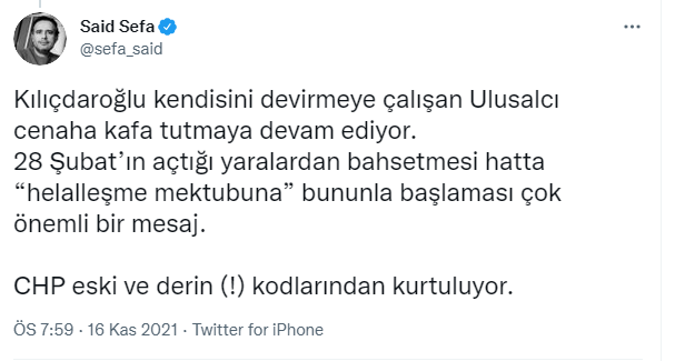 Kılıçdaroğlu’nun ‘helalleşme’ açıklamasına FETÖ ve PKK’dan destek - Resim: 2