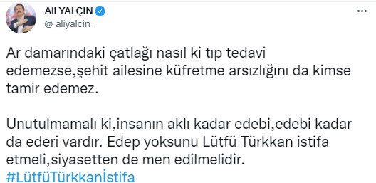 Şehit yakınına küfreden İyi Partili Lütfü Türkkan'a tepkiler çığ gibi - Resim: 8