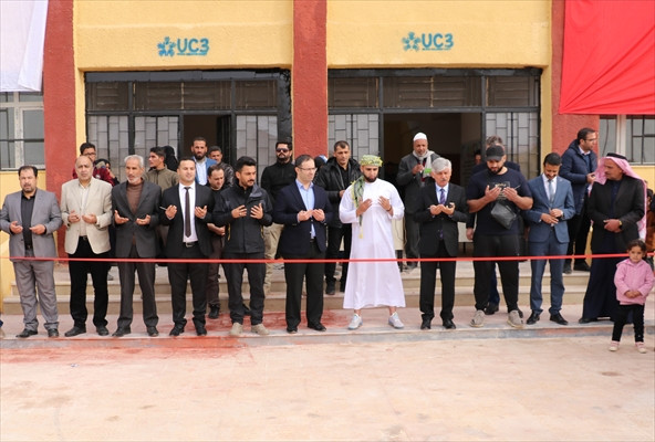 Barış Pınarı Harekatı bölgesinde bir okul daha onarılarak eğitime açıldı - Resim: 1